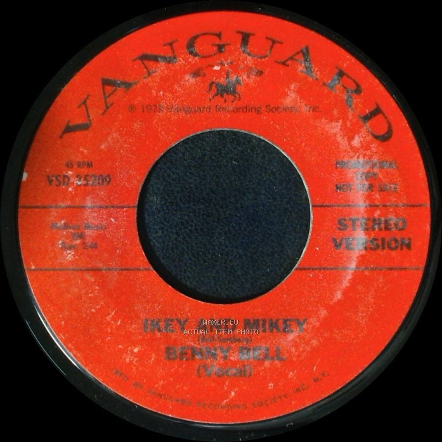 Benny Gell / Benny Bell - Ikey And Mikey / Ikey And Mikey side B