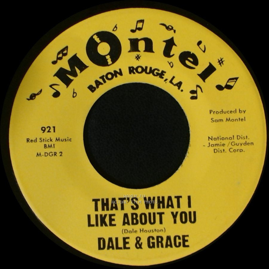 Dale & Grace - I'm Leaving It Up To You / That's What I Like About You side B