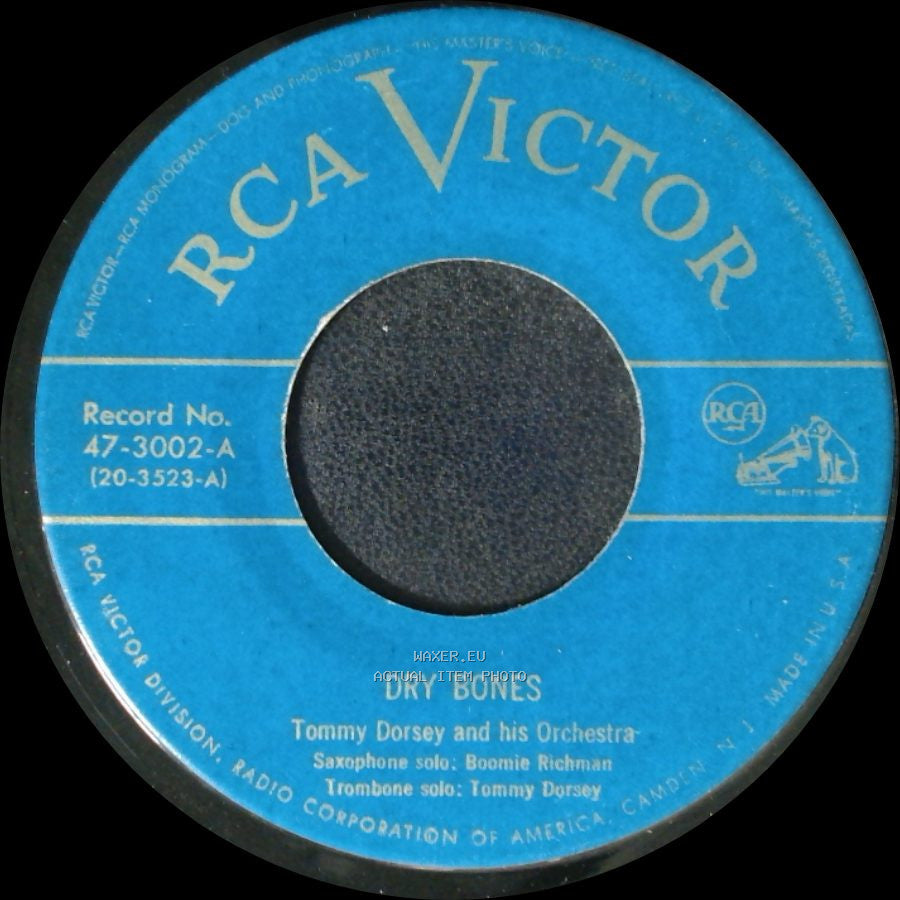 Tommy Dorsey And His Orchestra - Dry Bones / Summertime side A