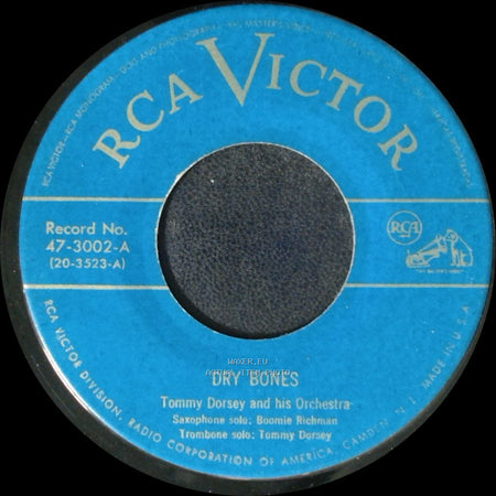 Tommy Dorsey And His Orchestra - Dry Bones / Summertime side A