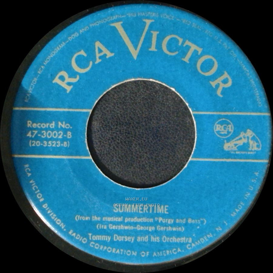 Tommy Dorsey And His Orchestra - Dry Bones / Summertime side B