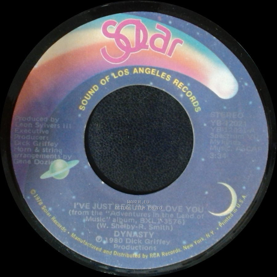 Dynasty - When You Feel Like Giving Love (Dial My Number) / I've Just Begun To Love You side B