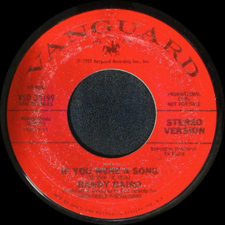 Randy Barrd / Randy Baird - If You Were A Song / If You Were A Song side B