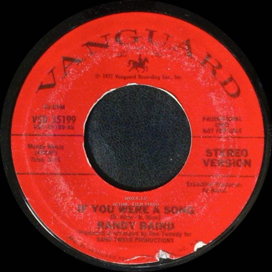Randy Meisner / Randy Baird - If You Were A Song / If You Were A Song side A