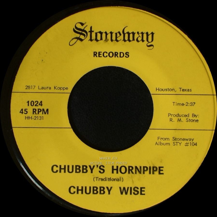 Chubby Wise - Maiden's Prayer / Chubby's Hornpipe side B