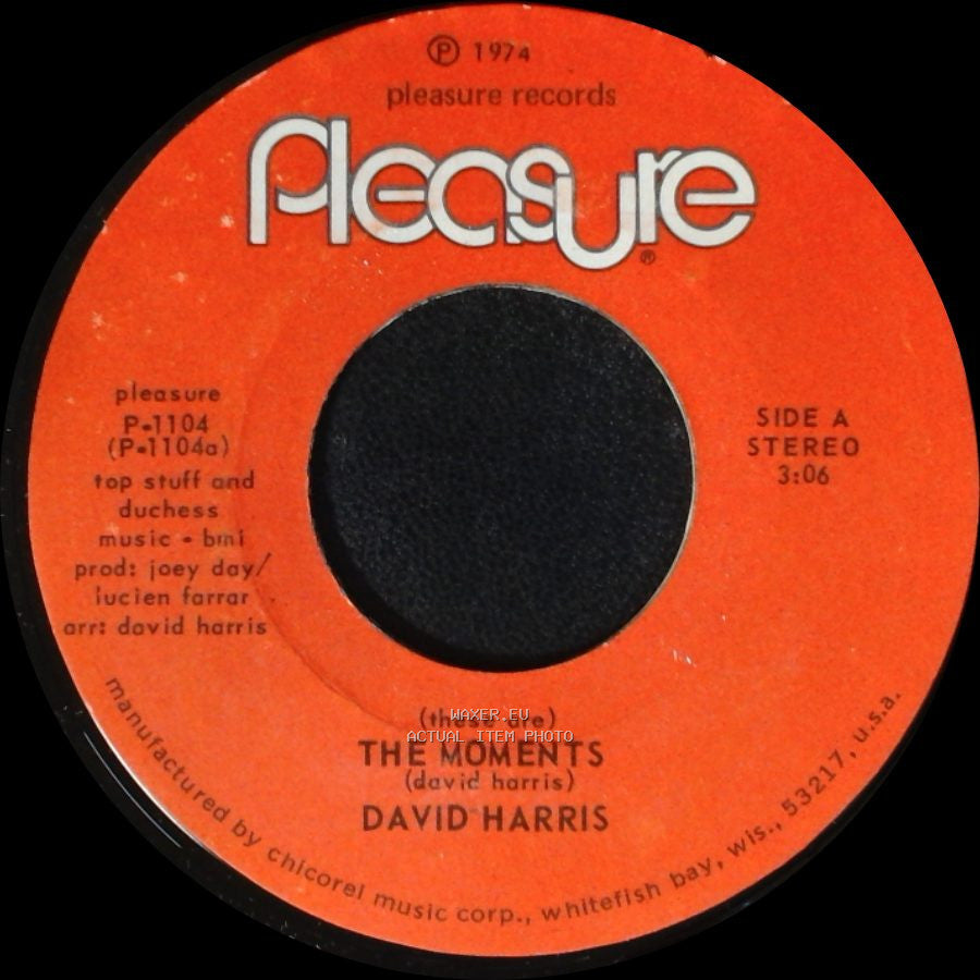 David Harris - (These Are) The Moments / Mama, Oh, Mama! side A