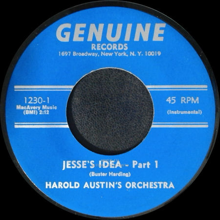 Harold Austin's Orchestra - Jesse's Idea - Part 2 / Jesse's Idea - Part 1 side B