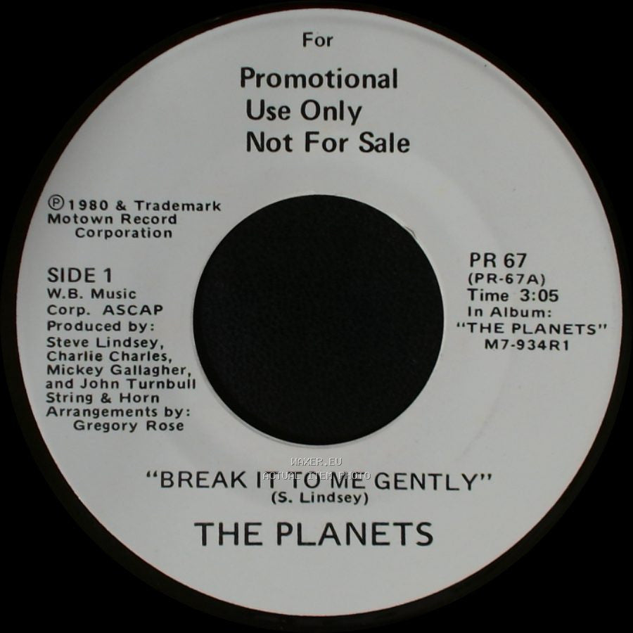 The Planets - Break It To Me Gently / Medley: Lines / Iron To Iron / Mile High side A