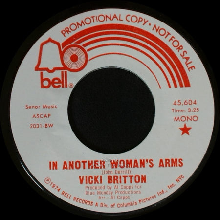 Vicki Britton - In Another Woman's Arms / In Another Woman's Arms side A