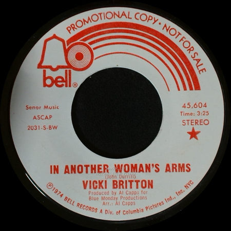 Vicki Britton - In Another Woman's Arms / In Another Woman's Arms side B