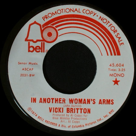 Vicki Britton - In Another Woman's Arms / In Another Woman's Arms side B