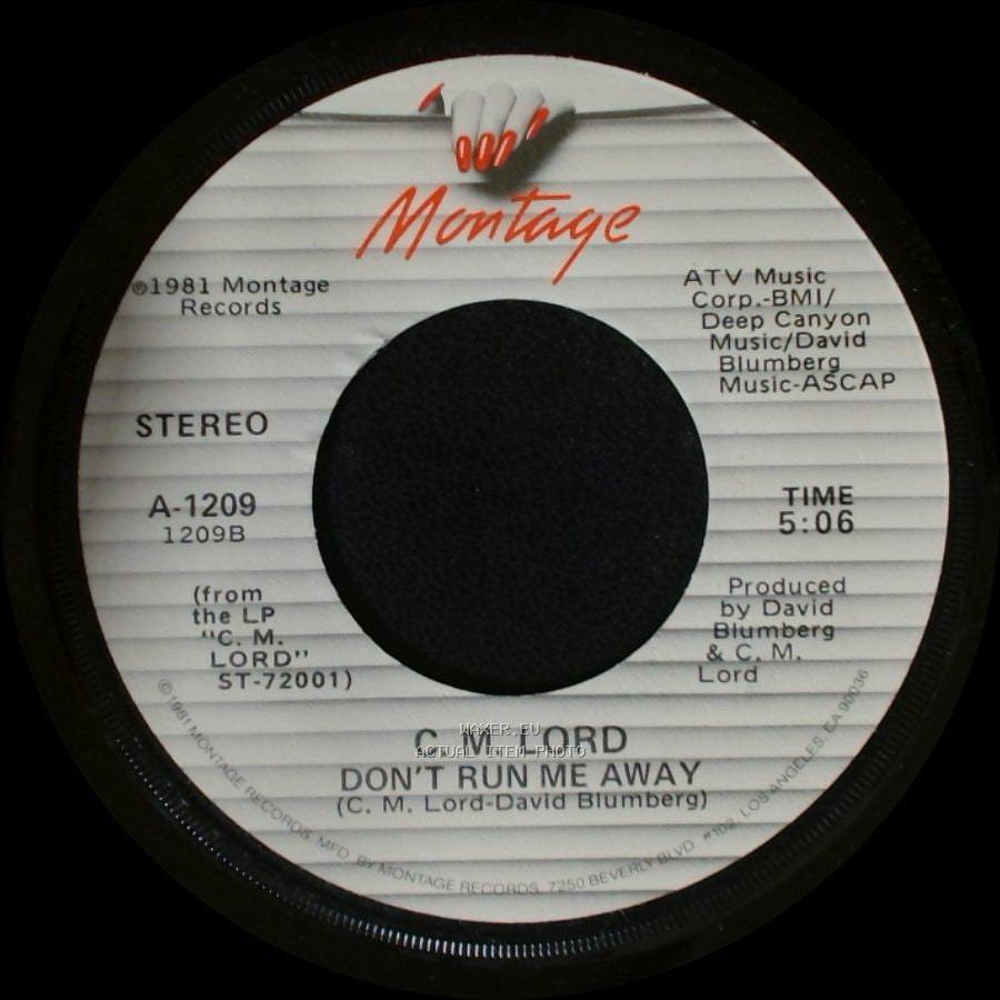 C. M. Lord - Flashback / Don't Run Me Away side B