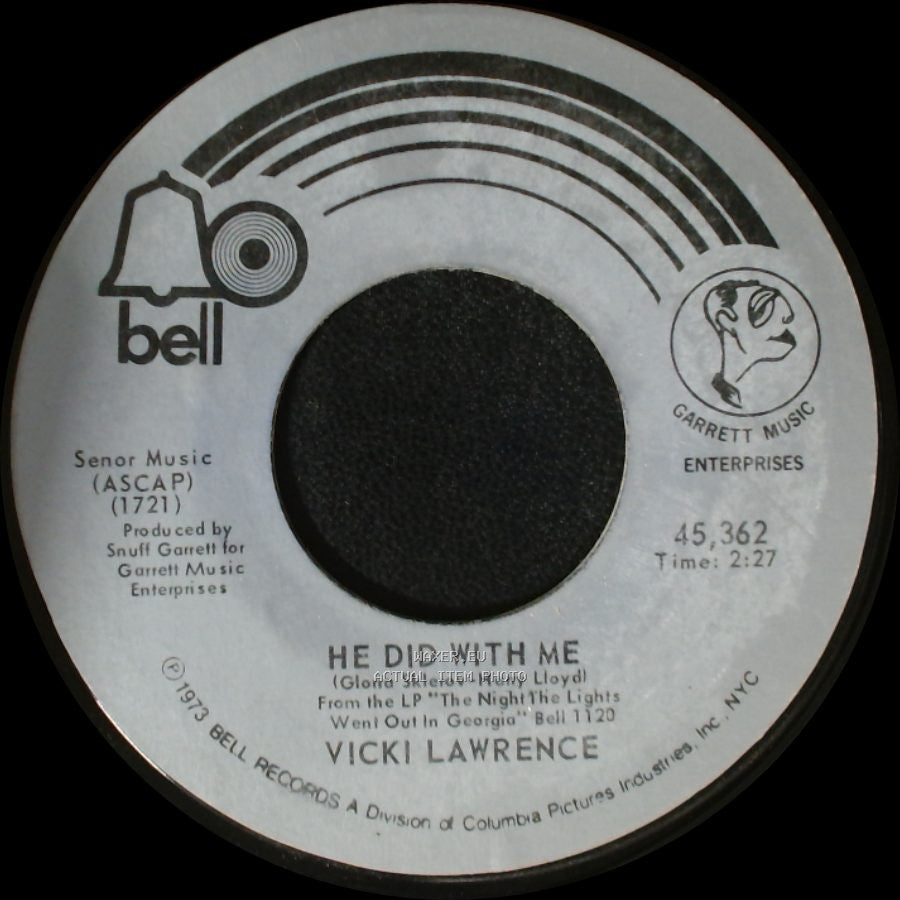Vicki Lawrence - He Did With Me / Mr. Allison side A