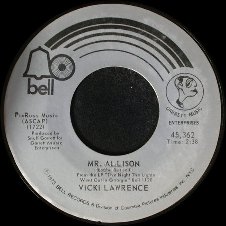 Vicki Lawrence - He Did With Me / Mr. Allison side B