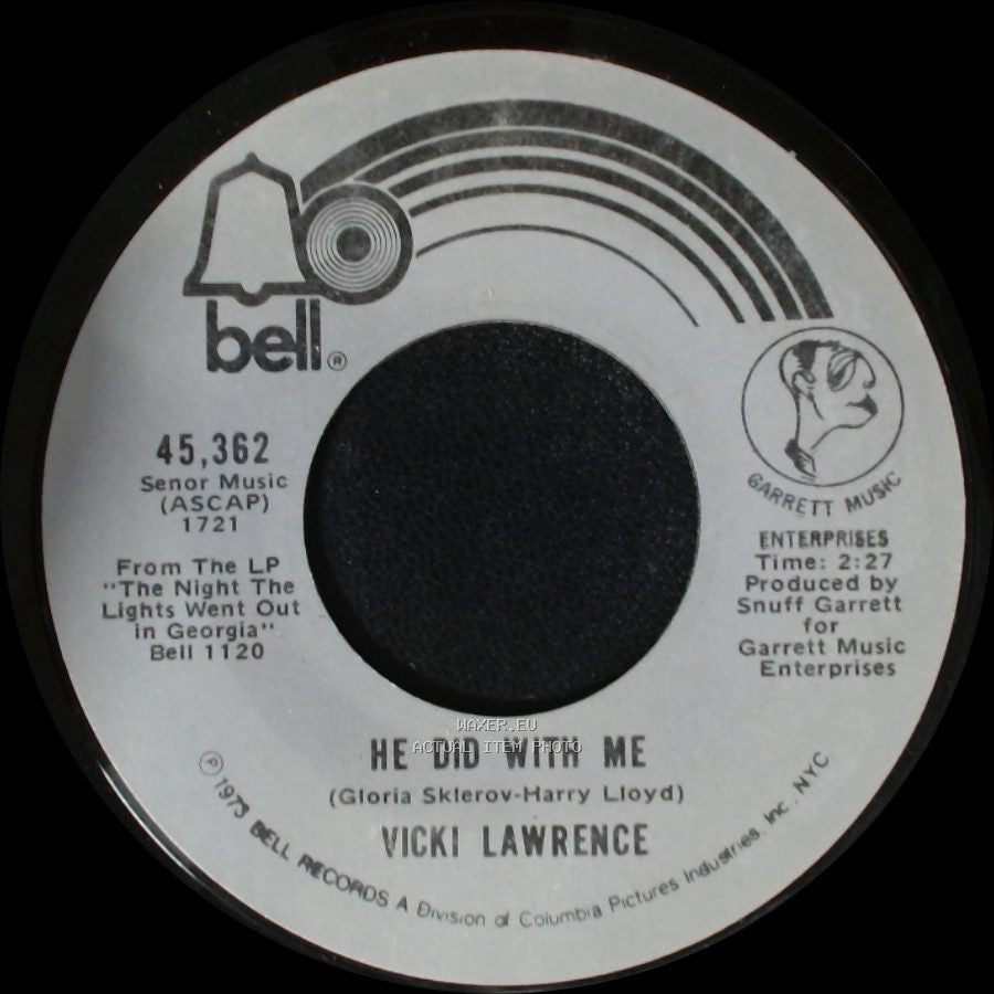 Vicki Lawrence - He Did With Me / Mr. Allison side B