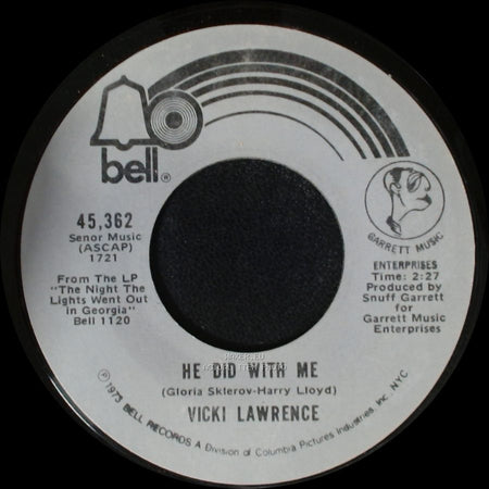 Vicki Lawrence - He Did With Me / Mr. Allison side B