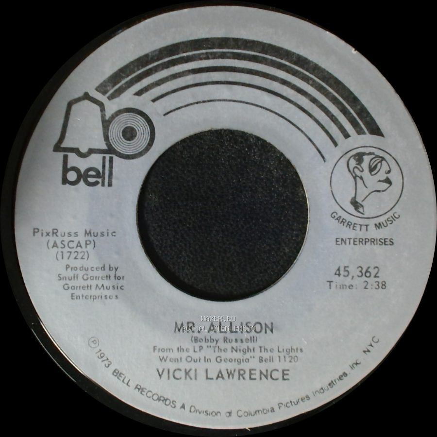 Vicki Lawrence - He Did With Me / Mr. Allison side A