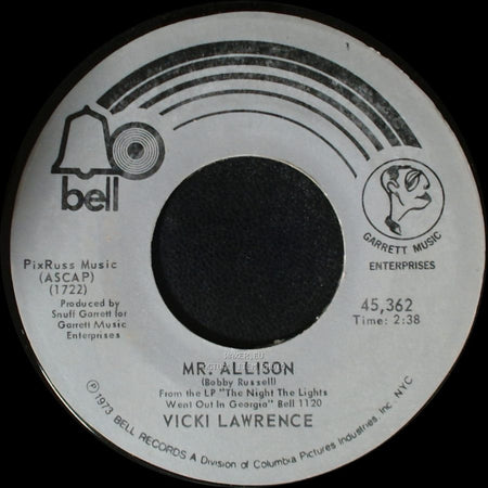 Vicki Lawrence - He Did With Me / Mr. Allison side B