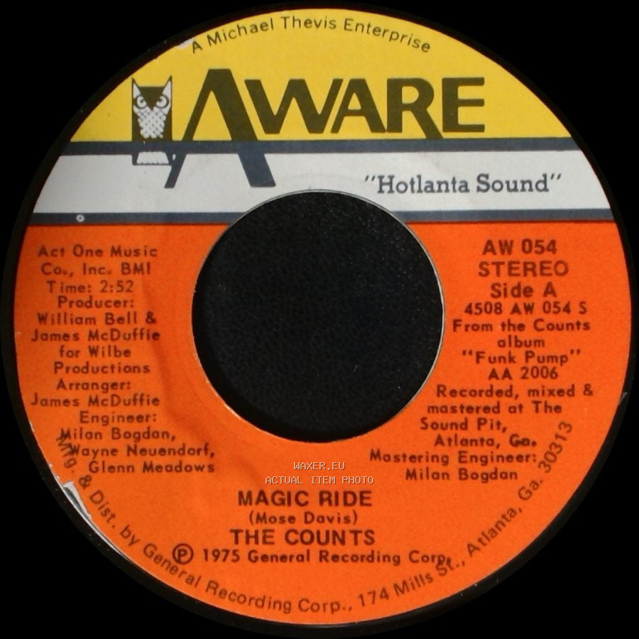 The Counts - Magic Ride / Short Cut side A