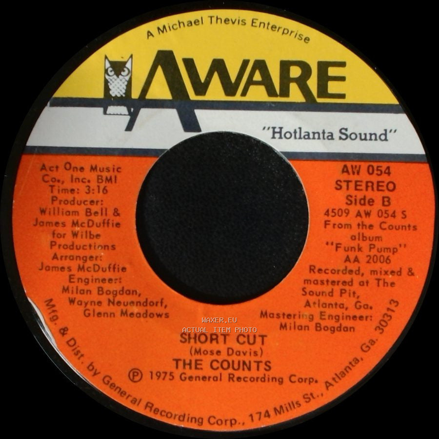 The Counts - Magic Ride / Short Cut side B