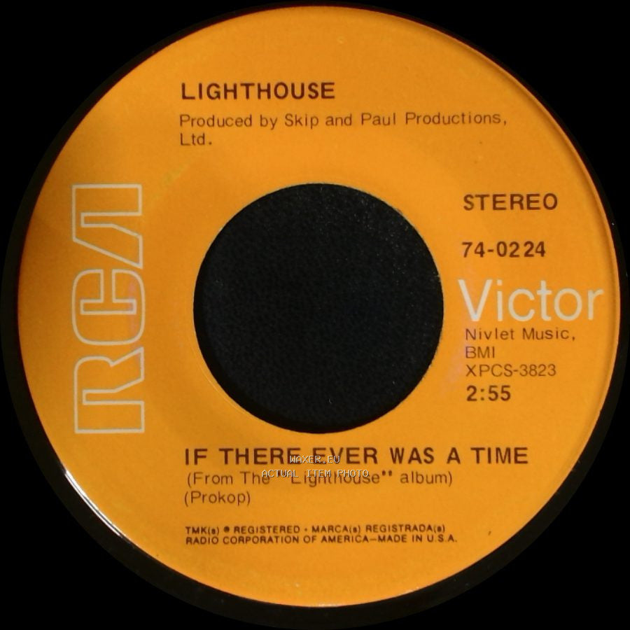 Lighthouse - If There Ever Was A Time / Eight Miles High side A
