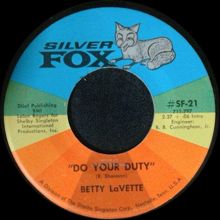 Betty Lavette - Do Your Duty / Love's Made A Fool Out Of Me side A