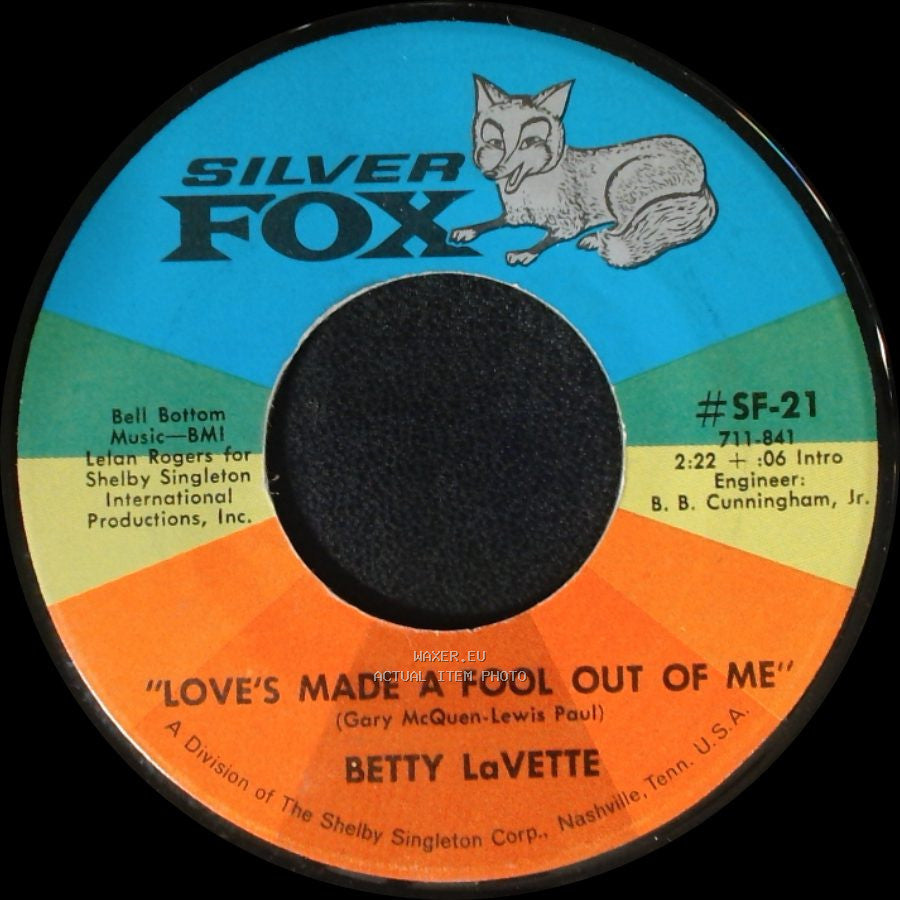 Betty Lavette - Do Your Duty / Love's Made A Fool Out Of Me side B