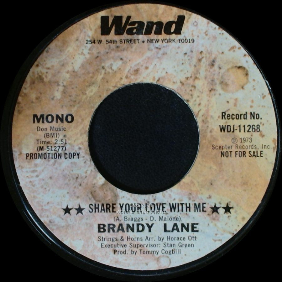 Brandy Lane - Share Your Love With Me / Share Your Love With Me side A