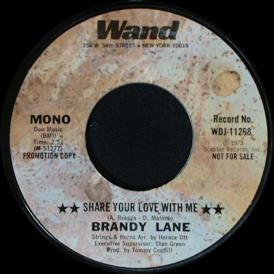 Brandy Lane - Share Your Love With Me / Share Your Love With Me side B