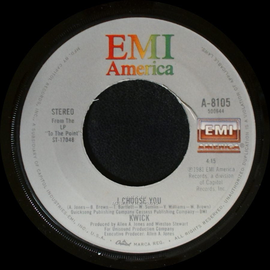 Kwick - I Choose You / Shake Till Your Body Break side A