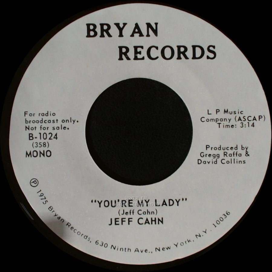 Jeff Cahn - You're My Lady / You're My Lady side B
