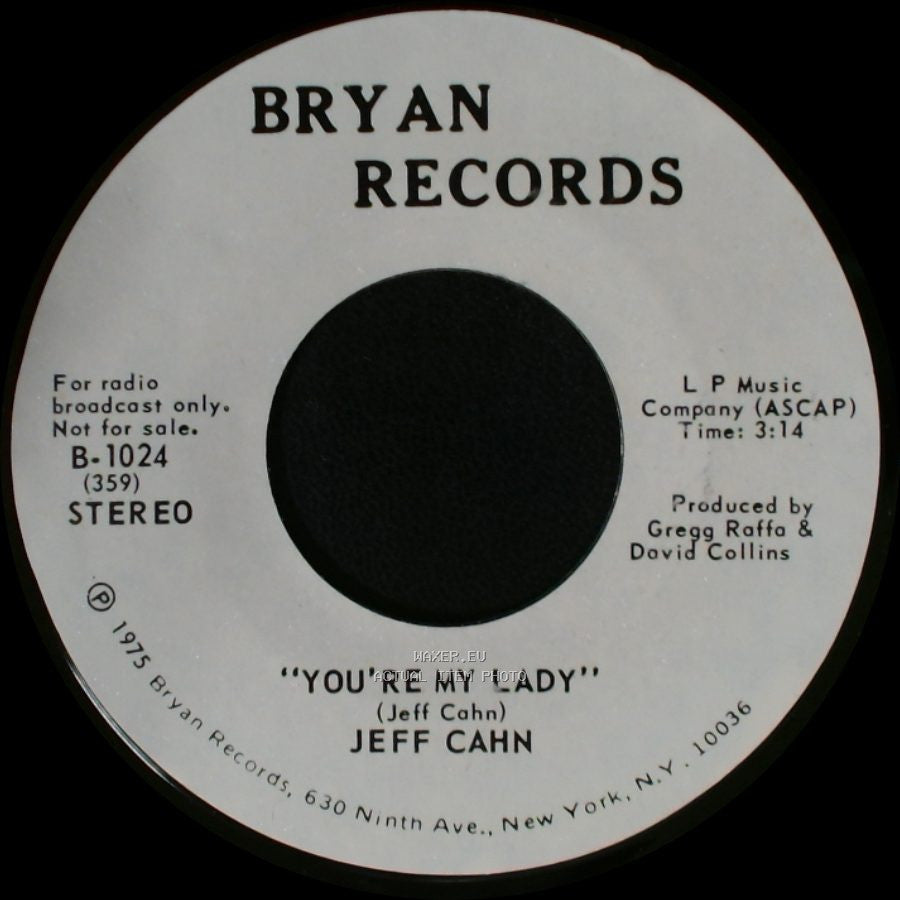 Jeff Cahn - You're My Lady / You're My Lady side B