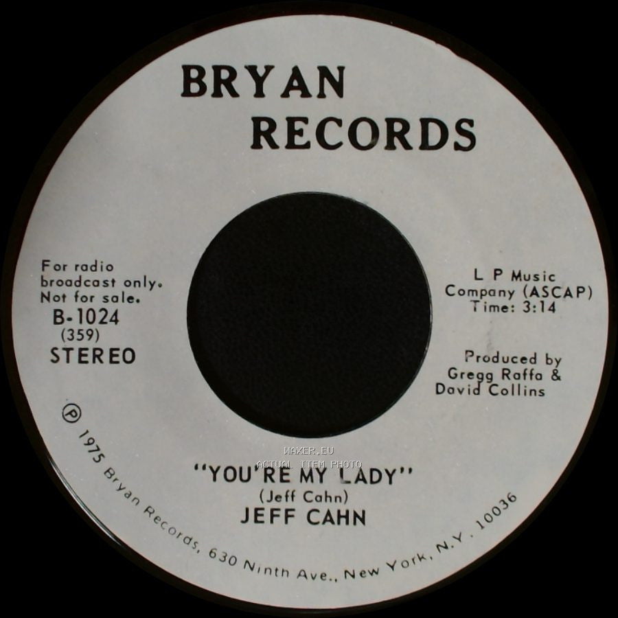Jeff Cahn - You're My Lady / You're My Lady side B