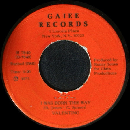 Valentino - I Was Born This Way / Liberation side A