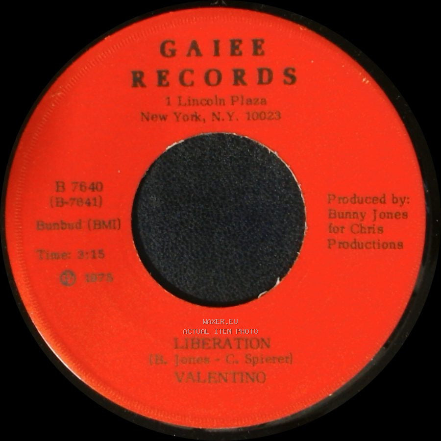 Valentino - I Was Born This Way / Liberation side B