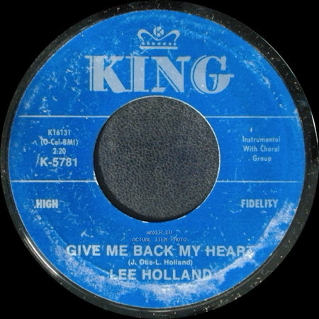 Lee Holland - Give Me Back My Heart / Let's Stay Together side A