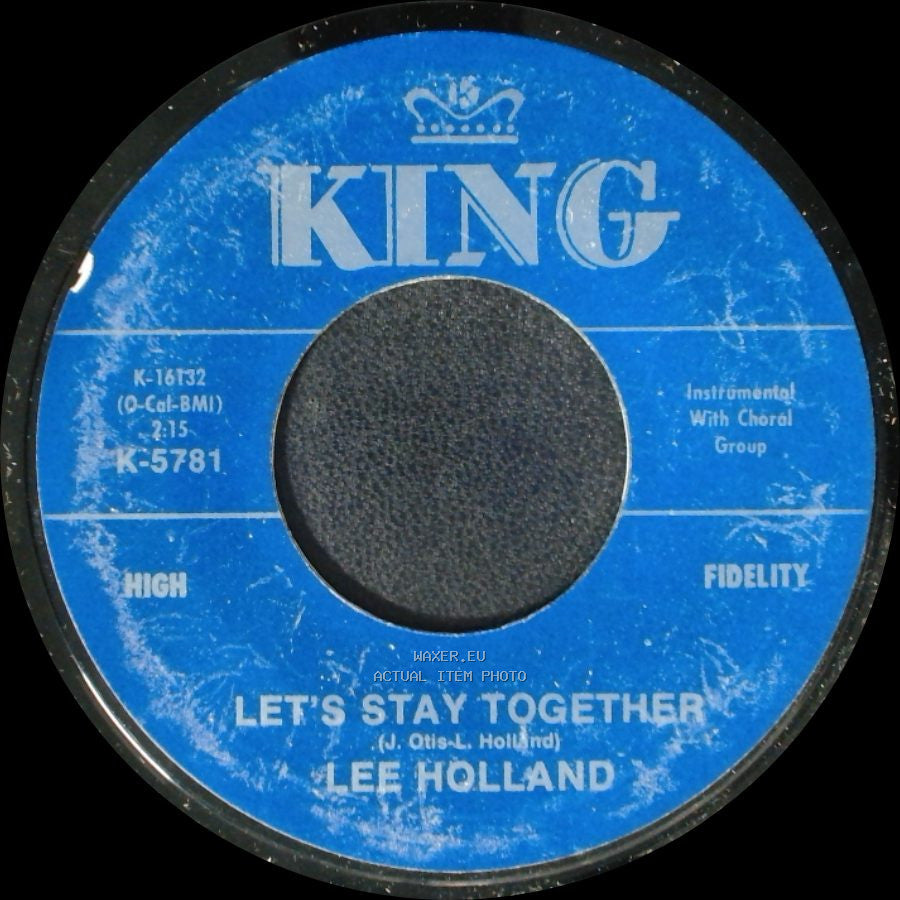 Lee Holland - Give Me Back My Heart / Let's Stay Together side B