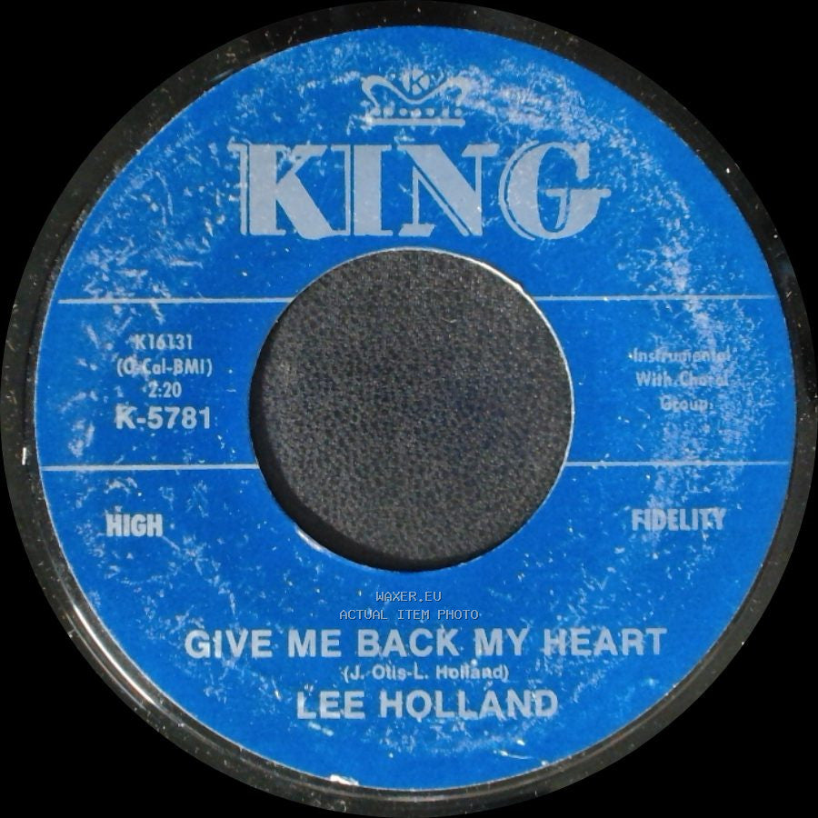 Lee Holland - Give Me Back My Heart / Let's Stay Together side B