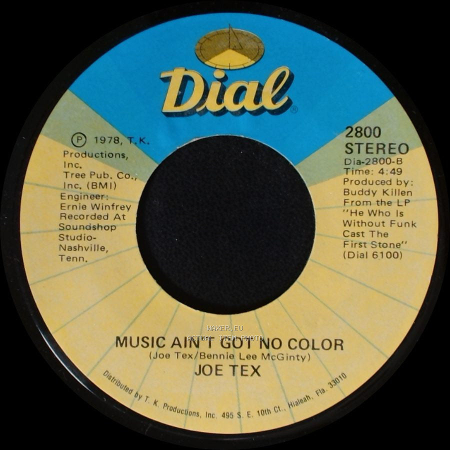 Joe Tex - Loose Caboose / Music Ain't Got No Color side A