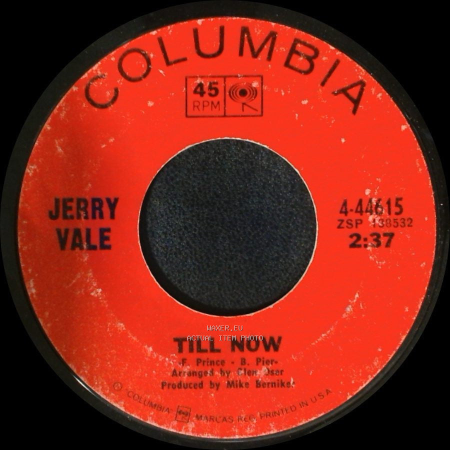 Jerry Vale - Till Now / That Girl Would Be So Pretty side A