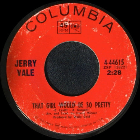 Jerry Vale - Till Now / That Girl Would Be So Pretty side B