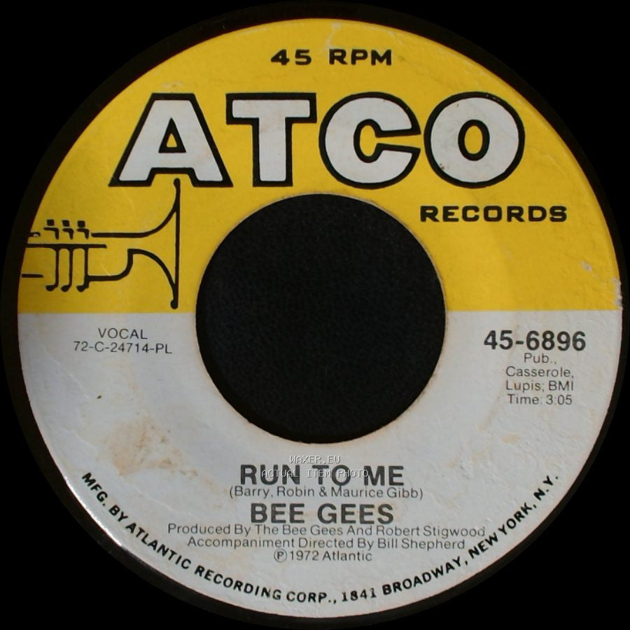 Bee Gees - Run To Me / Road To Alaska side A