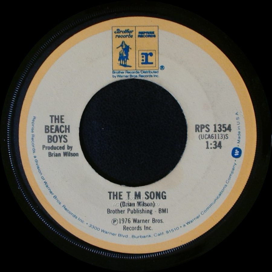 The Beach Boys - The T M Song / Rock And Roll Music side A