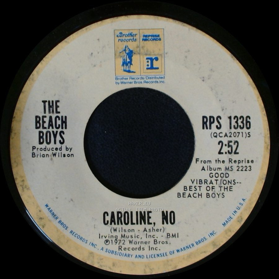 The Beach Boys - Caroline, No / Wouldn't It Be Nice side A