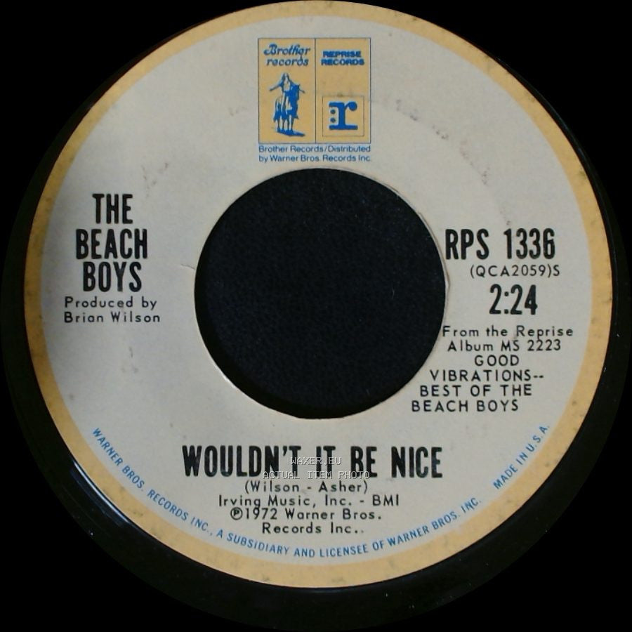 The Beach Boys - Caroline, No / Wouldn't It Be Nice side B