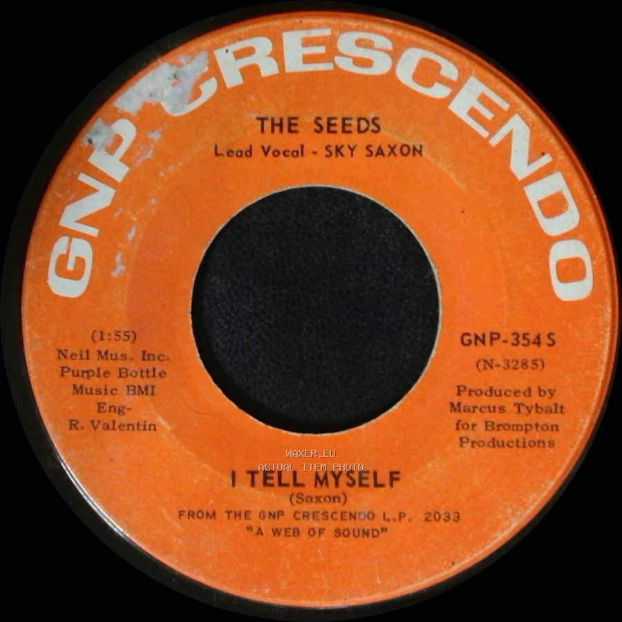 The Seeds - I Tell Myself / Can't Seem To Make You Mine side A