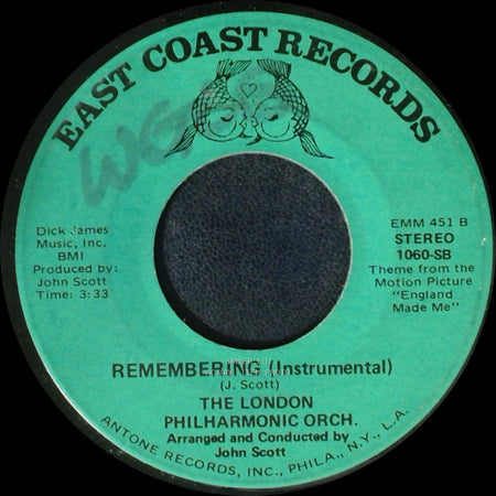 Lana Cantrell / The London Philharmonic Orch. - Remembering / Remembering (Instrumental) side B