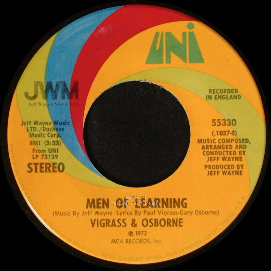 Vigrass & Osborne - Men Of Learning / Forever Autumn side A