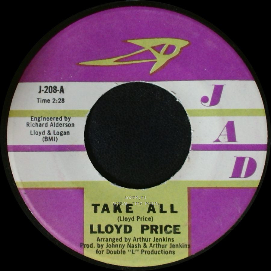 Lloyd Price - Take All / Luv, Luv, Luv side A