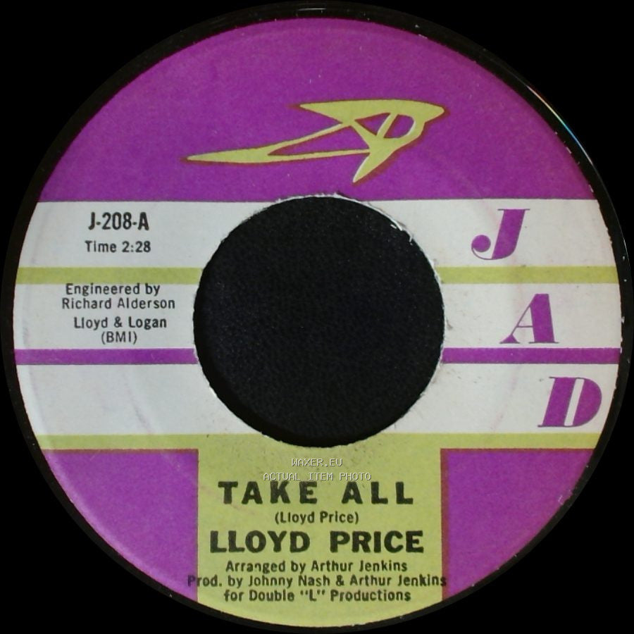 Lloyd Price - Take All / Luv, Luv, Luv side A